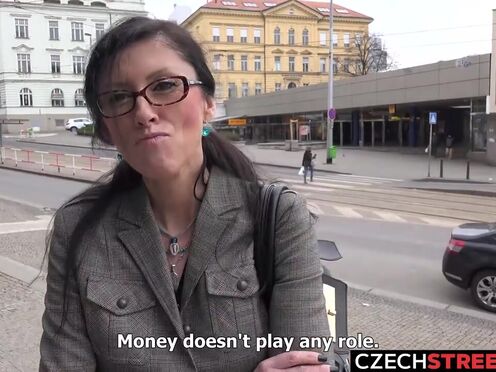 Smiley Czech Stepmom Picked Up On Street P-O-V