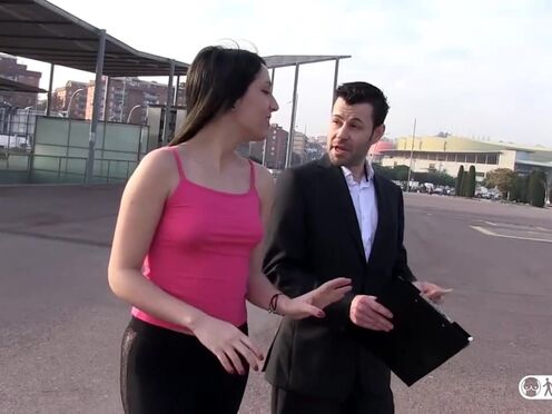 Hot Spanish Pornstar Liz Rainbow Picks Up & Fucks Lucky Amateur Dude