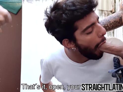 Lustful straight jock butt ravaged bareback in passionate 3way