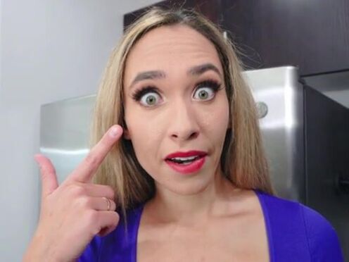 SPOILED COUGAR Look Up Stepson, My Eyes Are Up Here!! - Briana Banderas