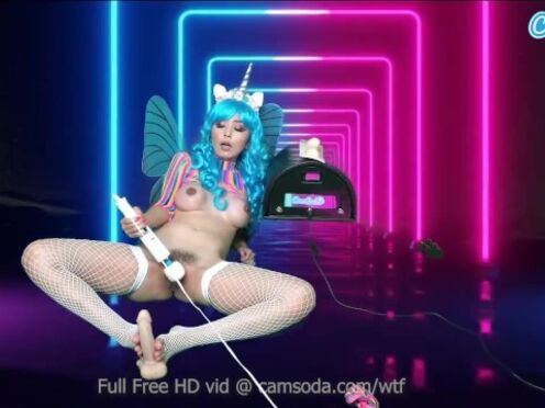 Asian Huge Boobs Marica Hase rides Sybian & masturbates to wild orgasm