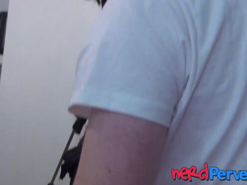 Ginger chick gives oral to fake producers fat prick