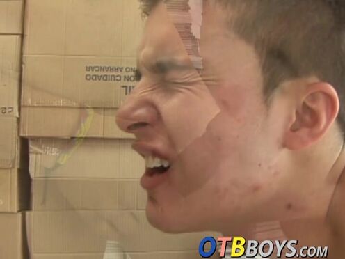 Latina twinks breeding & rimming in the back storage