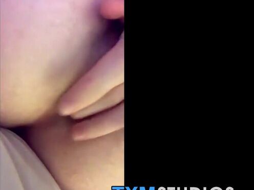 Skinny athletic gay Alexander Light solo jerks off & cums