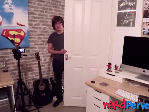 Titty UK beautiful babe Abbi Price ball licking & shaft sucking P-O-V