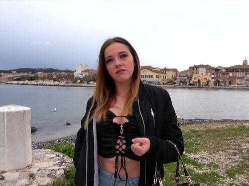 Teen Skyla be ravaged after work