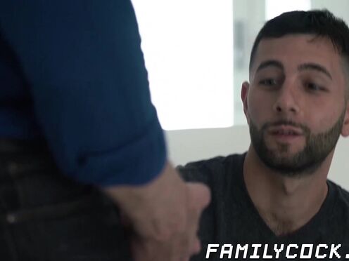 Forbidden stepson & daddy doggystyle bareback pounding