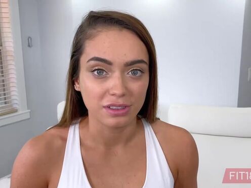 Fit18: Ashley Anderson - P-O-V Casting Petite Teen With Gymnast Body