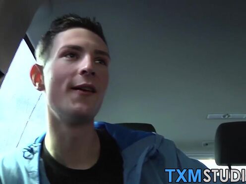 Skinny young twinks cum on each other after assfucking 3some