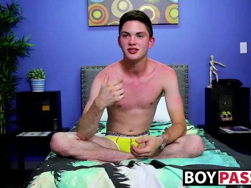 Twink Michael is the complete package of hot playfulness