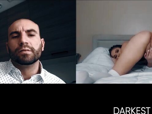 Gorgeous hot girl Athena Faris solo beaver plays for stepfather