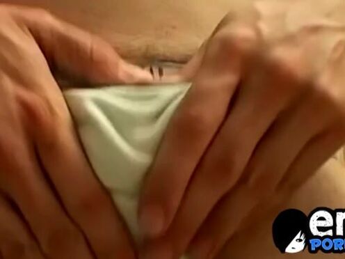 Handsome Kelly Cooper masturbates while touching himself