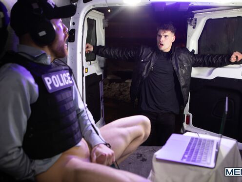 Undercover Cop Gets Busted Open by Enforcer in Police Van