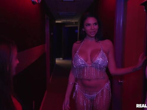 Strippers' Juggernaut Juggs Glazed with Jizz