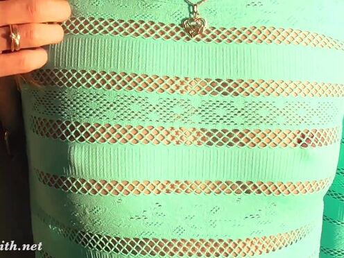 Jeny Smith's transparent dress