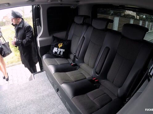 Screwed In Traffic: Cabbie George Uhl fucks brunette Russian Nataly