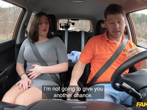 Aleya's Driving Test Turns into Sexy Backseat Action