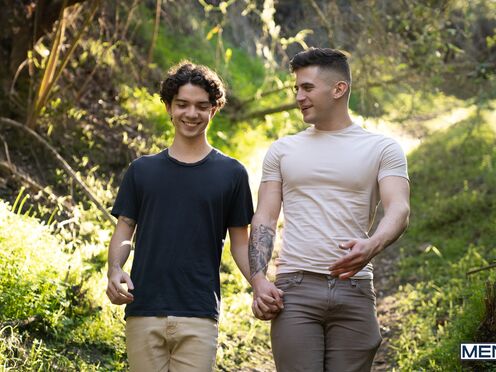 Romantic Woods Walk Leads to Sexy Couch Action - Trevor Brooks & Sam Ledger